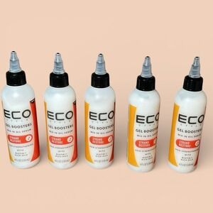 ECO Style LOT OF 5 Gel Boosters Strand Restore Mix in Oil Serum Hair Strengthen